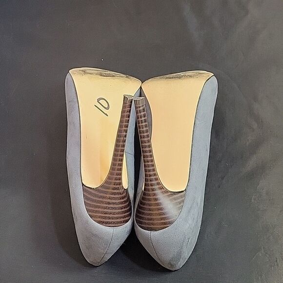 SHOEDAZZLE SUEDE POINTED TOE DRESS PUMPS STILETTO HIGH HEELS - Picture 13 of 14